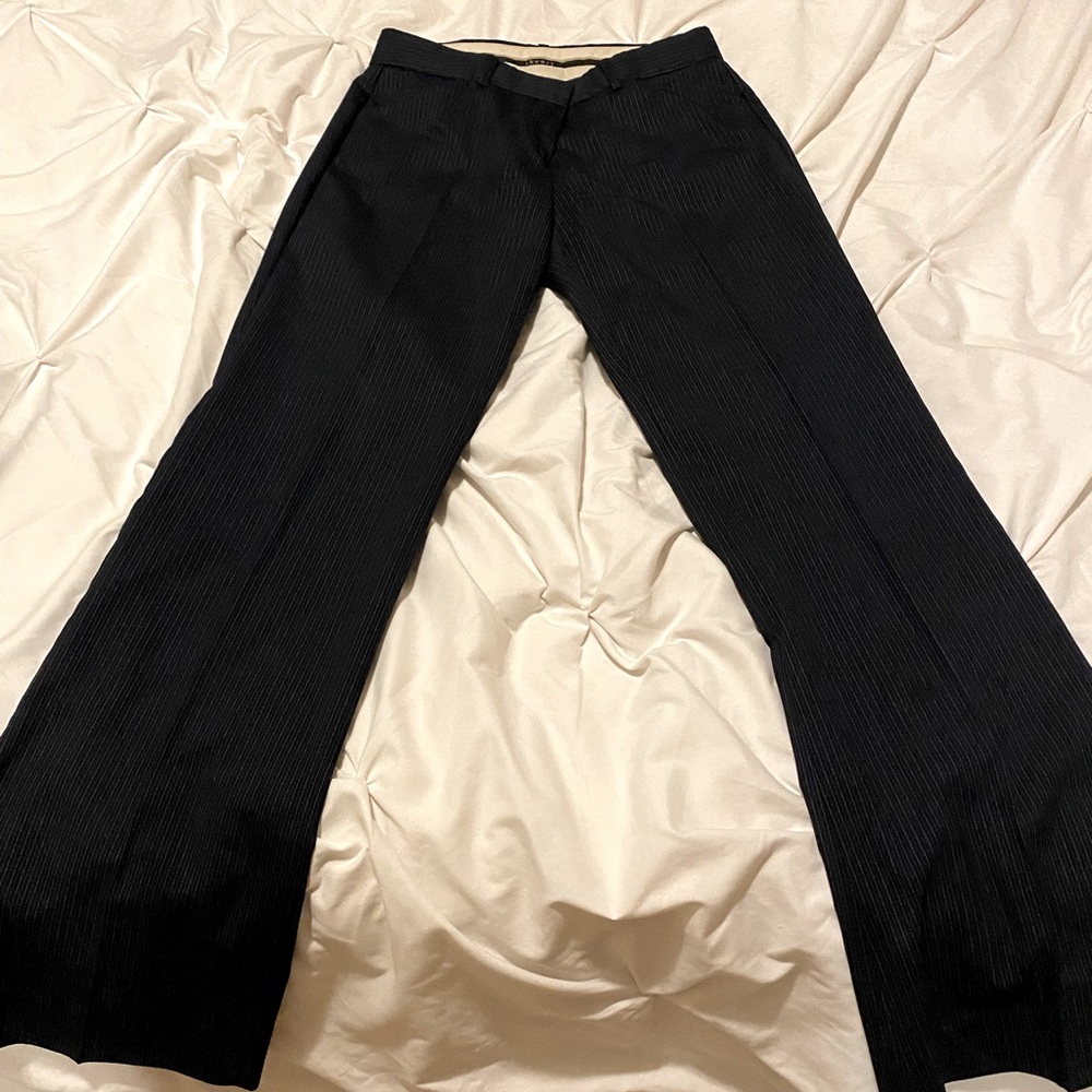 Navy stripe pants